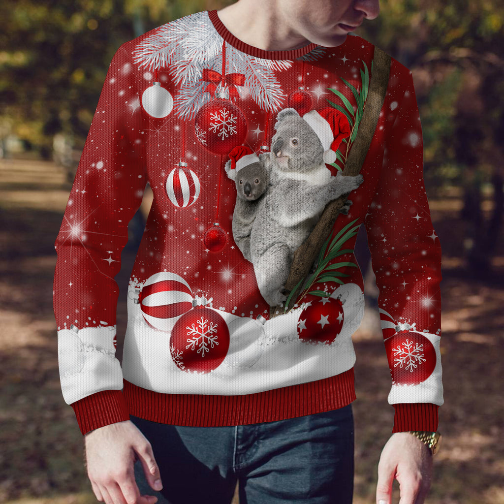 australia-christmas-ugly-christmas-sweater-santa-koala-ver02