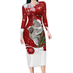 australia-christmas-long-sleeve-bodycon-dress-santa-koala-ver02