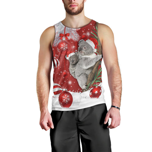 australia-christmas-men-tank-top-santa-koala-ver02