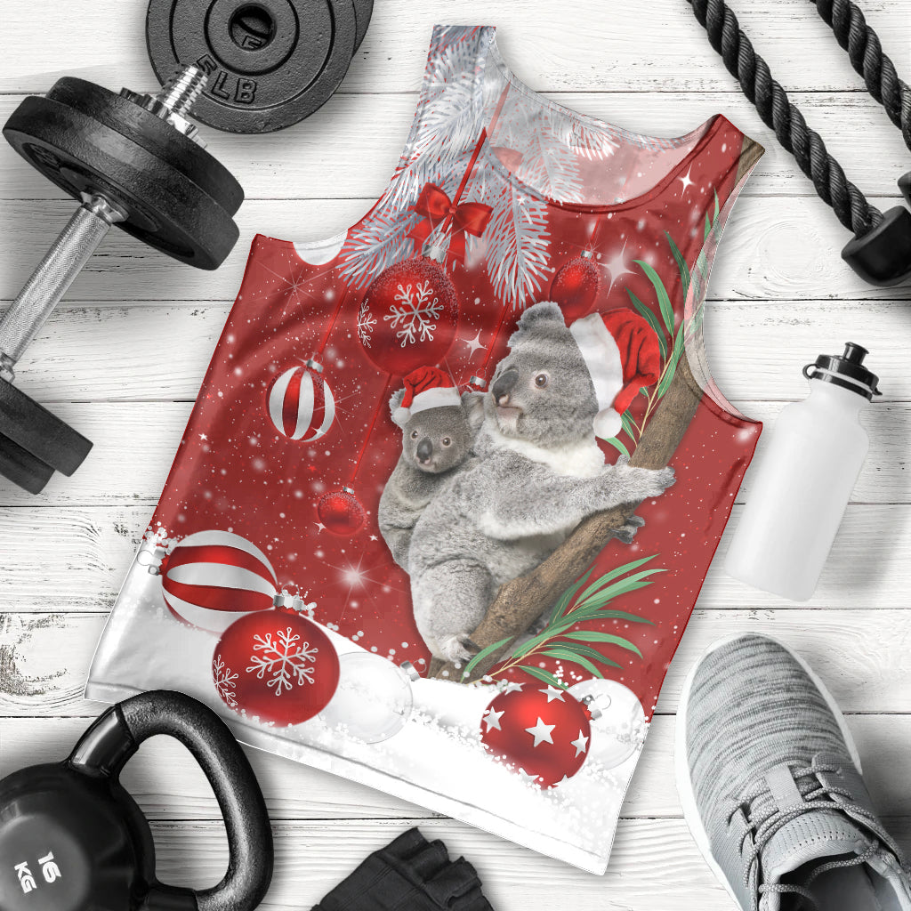 australia-christmas-men-tank-top-santa-koala-ver02