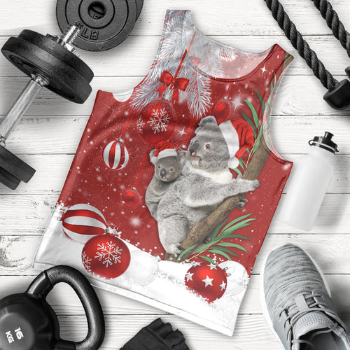 australia-christmas-men-tank-top-santa-koala-ver02