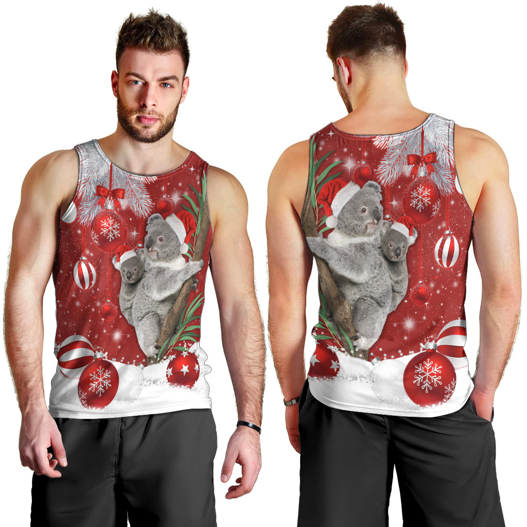 australia-christmas-men-tank-top-santa-koala-ver02