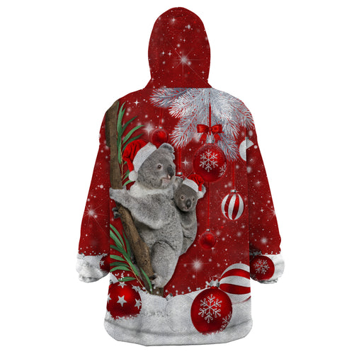 australia-christmas-wearable-blanket-hoodie-santa-koala-ver02
