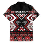 Personalised Taniko Motifs Aotearoa Hawaiian Shirt Waitangi Kowhaiwhai Kiwi