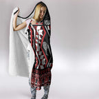 Personalised Taniko Motifs Aotearoa Hooded Blanket Waitangi Kowhaiwhai Kiwi