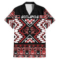 Personalised Aotearoa Waitangi Family Matching Mermaid Dress and Hawaiian Shirt Taniko Motifs - Mania Gecko