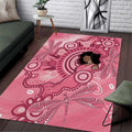 Australia Women's Day Aboriginal Area Rug Mother's Love
