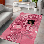 Australia Women's Day Aboriginal Area Rug Mother's Love