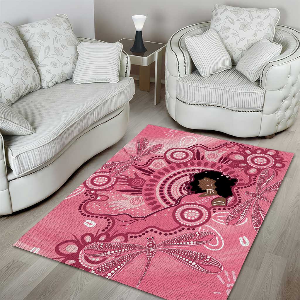 Australia Women's Day Aboriginal Area Rug Mother's Love