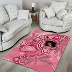 Australia Women's Day Aboriginal Area Rug Mother's Love