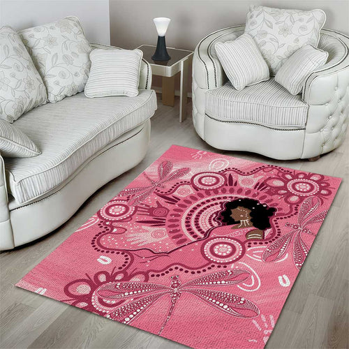 Australia Women's Day Aboriginal Area Rug Mother's Love
