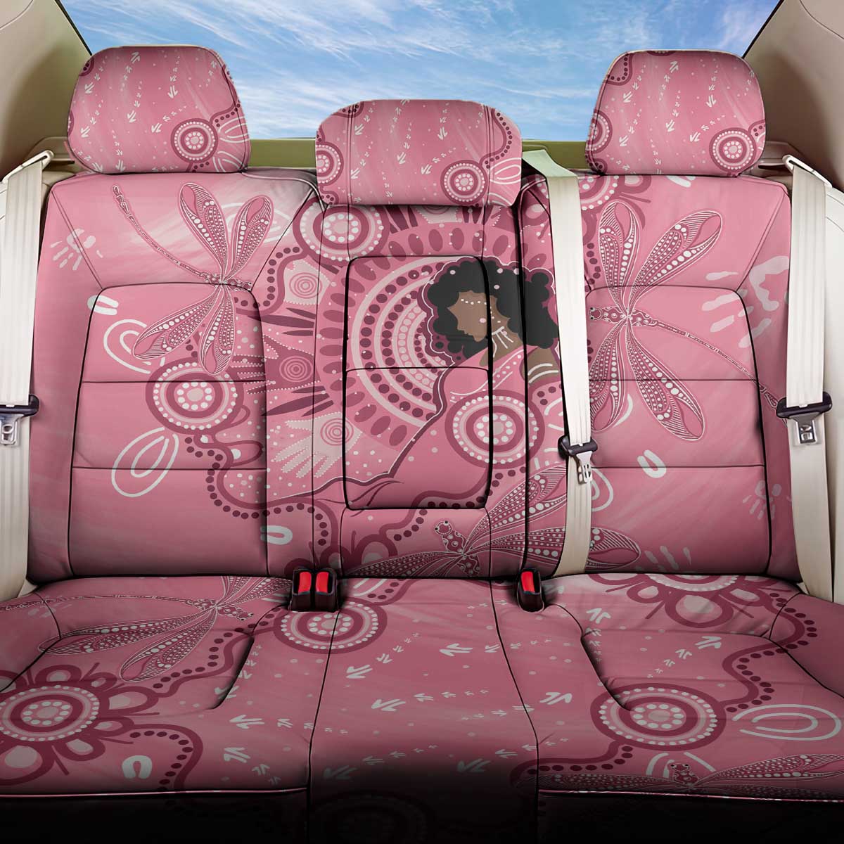 Australia Women's Day Aboriginal Back Car Seat Cover Mother's Love