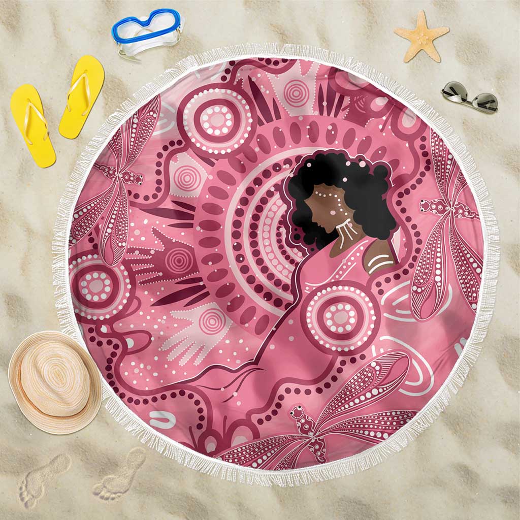 Australia Women's Day Aboriginal Beach Blanket Mother's Love