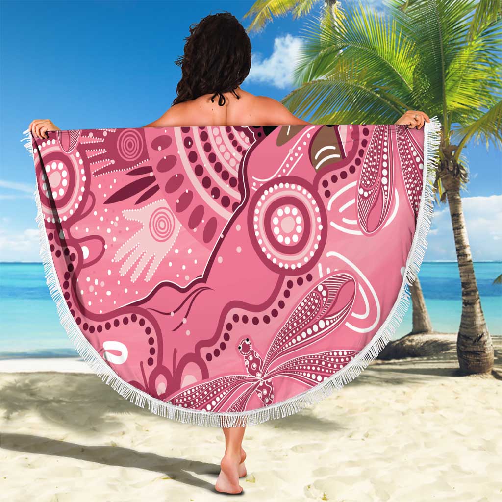 Australia Women's Day Aboriginal Beach Blanket Mother's Love