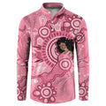 Australia Women's Day Aboriginal Button Sweatshirt Mother's Love