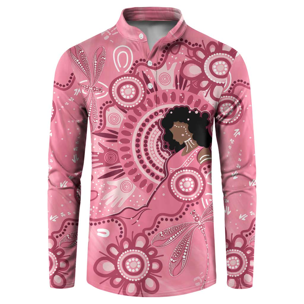 Australia Women's Day Aboriginal Button Sweatshirt Mother's Love