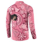 Australia Women's Day Aboriginal Button Sweatshirt Mother's Love