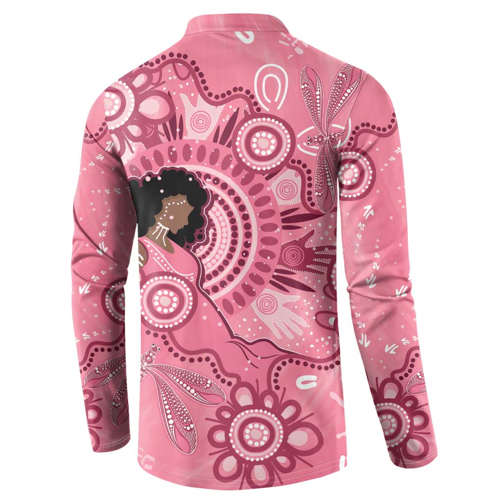 Australia Women's Day Aboriginal Button Sweatshirt Mother's Love