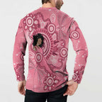 Australia Women's Day Aboriginal Button Sweatshirt Mother's Love