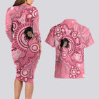 Australia Women's Day Aboriginal Couples Matching Long Sleeve Bodycon Dress and Hawaiian Shirt Mother's Love