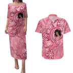 Australia Women's Day Aboriginal Couples Matching Puletasi and Hawaiian Shirt Mother's Love