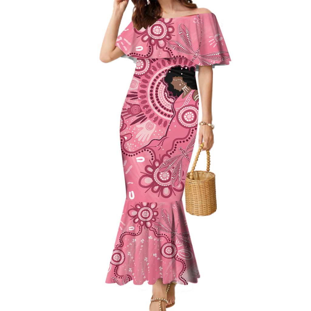 Australia Women's Day Aboriginal Family Matching Mermaid Dress and Hawaiian Shirt Mother's Love