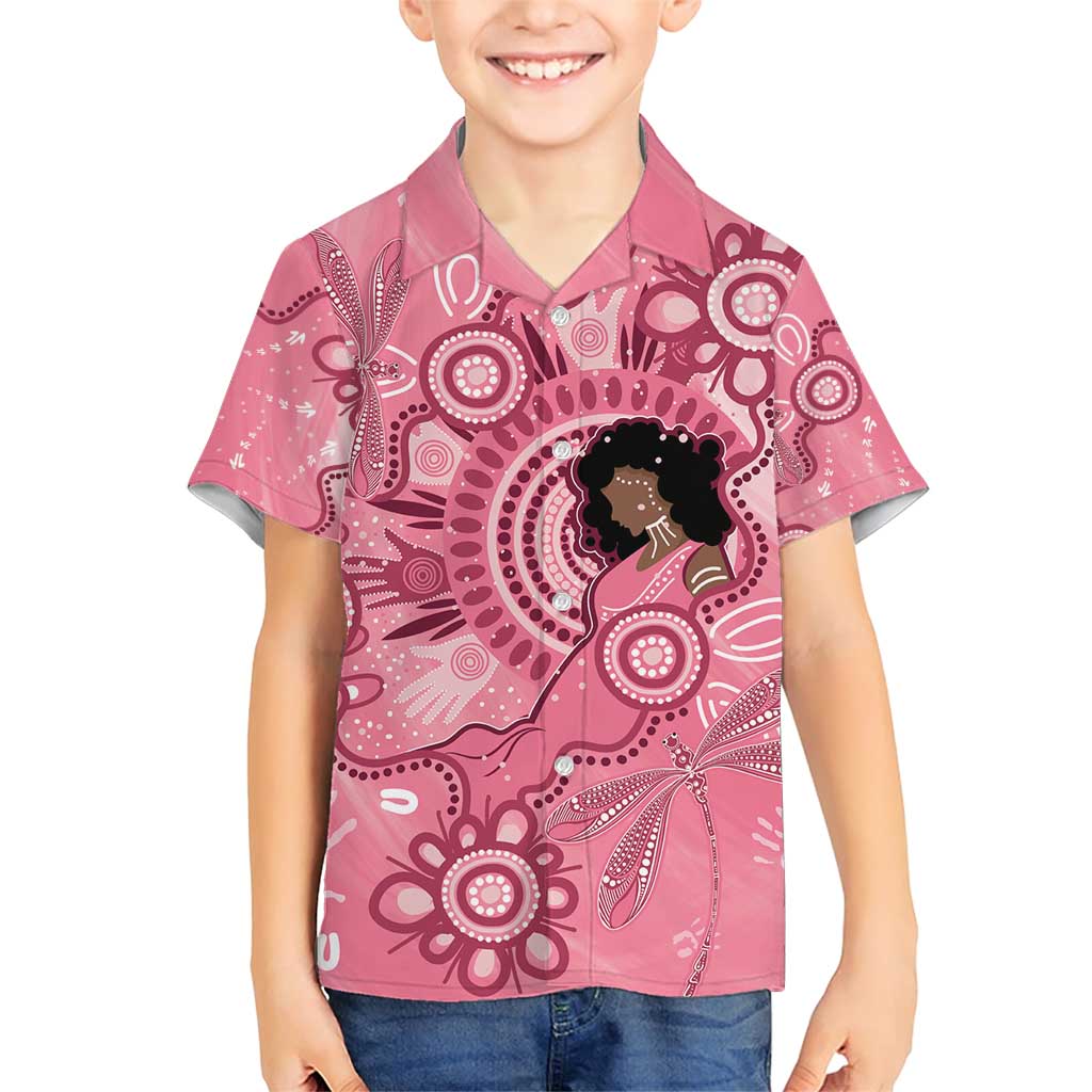Australia Women's Day Aboriginal Family Matching Short Sleeve Bodycon Dress and Hawaiian Shirt Mother's Love