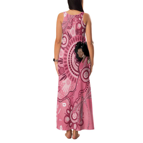 Australia Women's Day Aboriginal Family Matching Tank Maxi Dress and Hawaiian Shirt Mother's Love