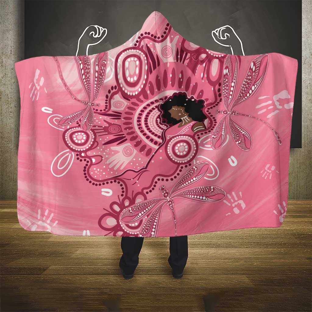 Australia Women's Day Aboriginal Hooded Blanket Mother's Love