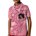 Australia Women's Day Aboriginal Kid Polo Shirt Mother's Love