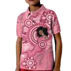 Australia Women's Day Aboriginal Kid Polo Shirt Mother's Love