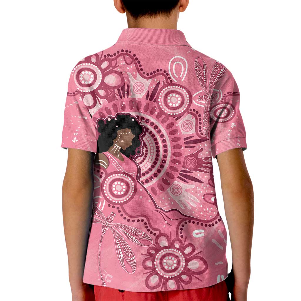 Australia Women's Day Aboriginal Kid Polo Shirt Mother's Love