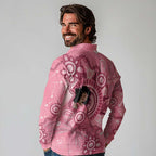 Australia Women's Day Aboriginal Long Sleeve Polo Shirt Mother's Love