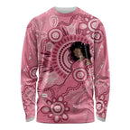 Australia Women's Day Aboriginal Long Sleeve Shirt Mother's Love