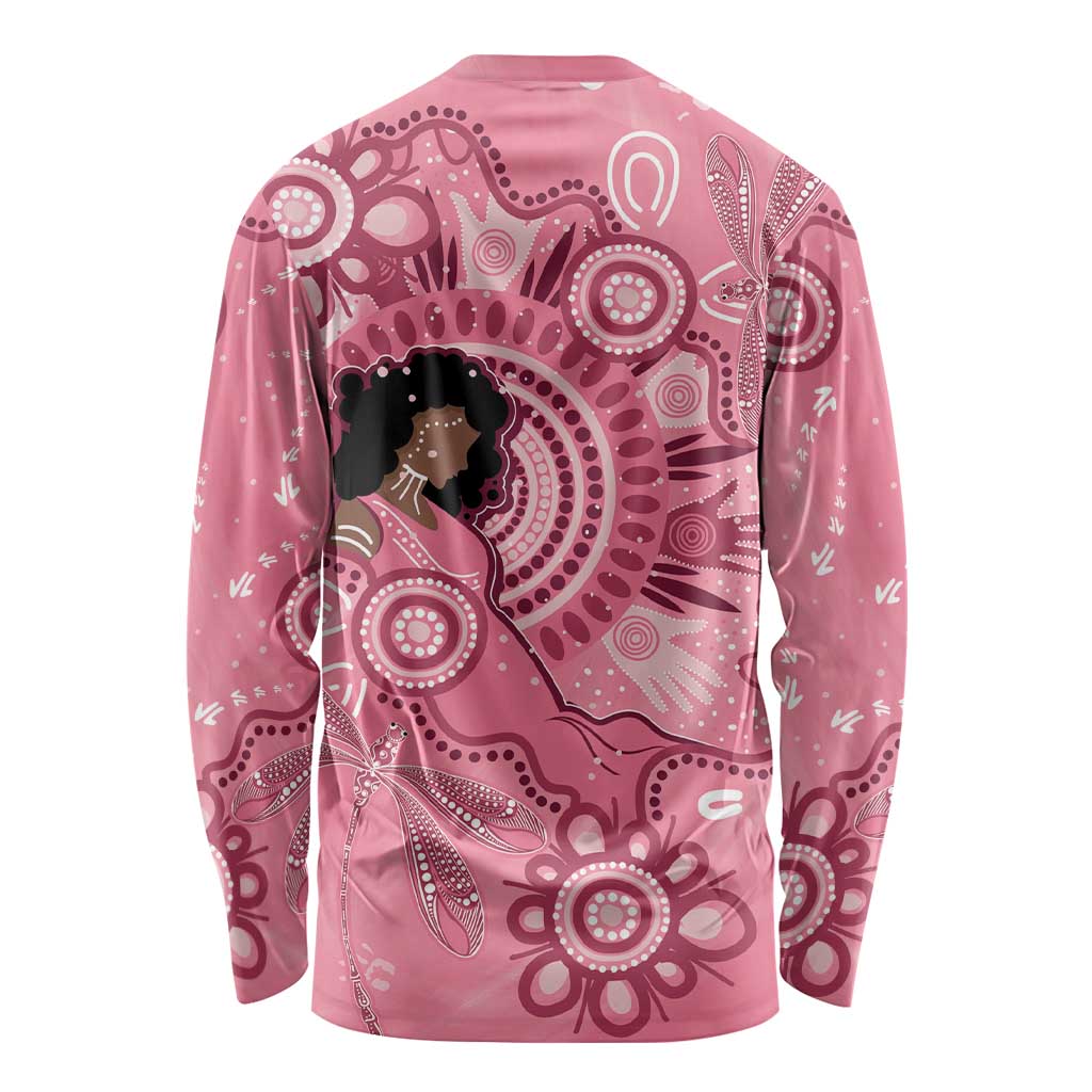 Australia Women's Day Aboriginal Long Sleeve Shirt Mother's Love