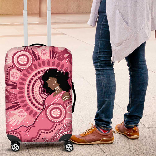 Australia Women's Day Aboriginal Luggage Cover Mother's Love