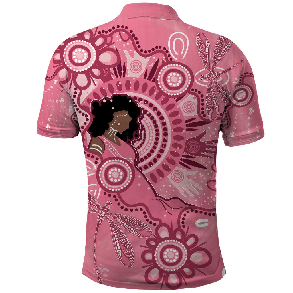 Australia Women's Day Aboriginal Polo Shirt Mother's Love