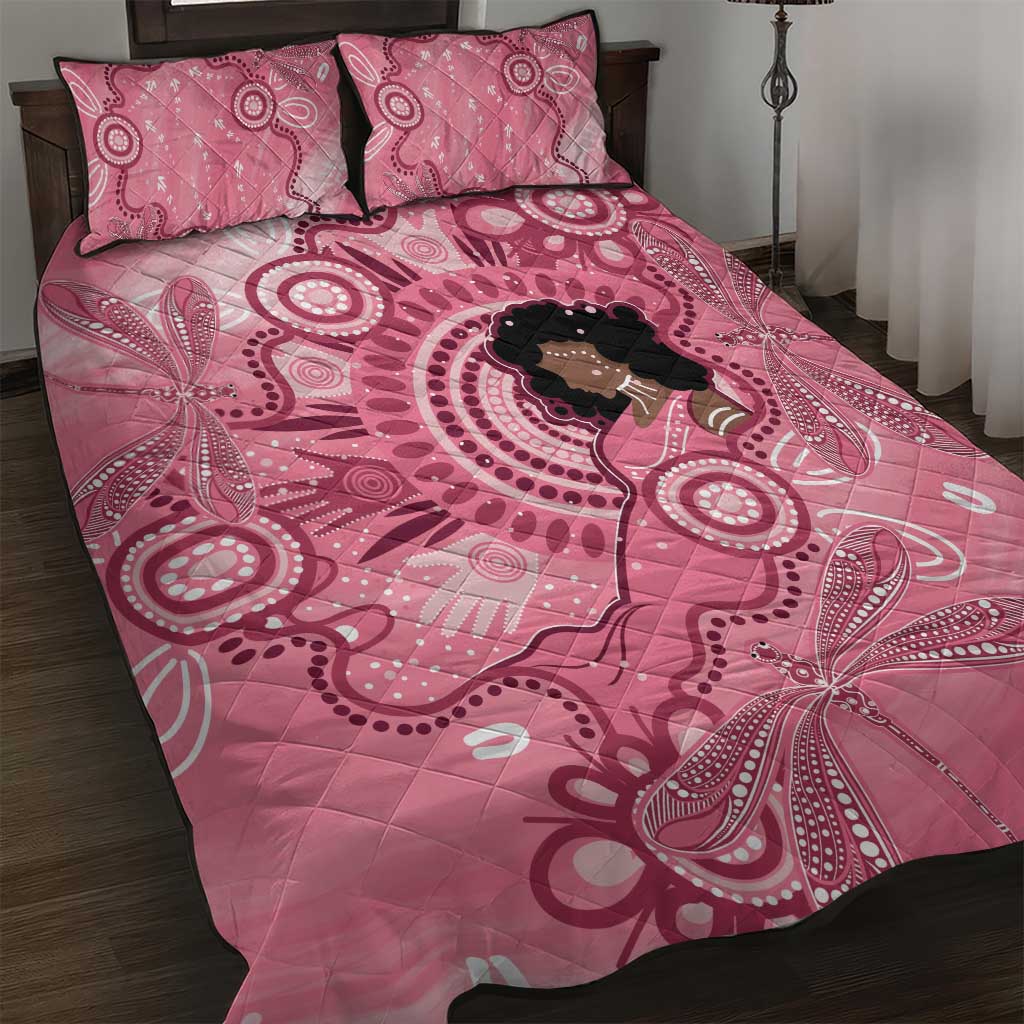 Australia Women's Day Aboriginal Quilt Bed Set Mother's Love