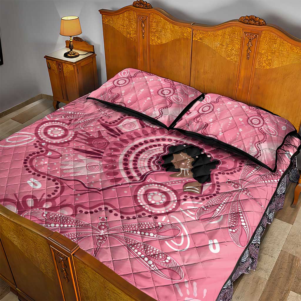Australia Women's Day Aboriginal Quilt Bed Set Mother's Love