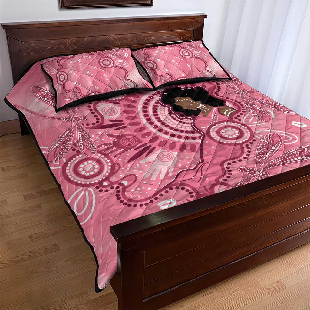 Australia Women's Day Aboriginal Quilt Bed Set Mother's Love