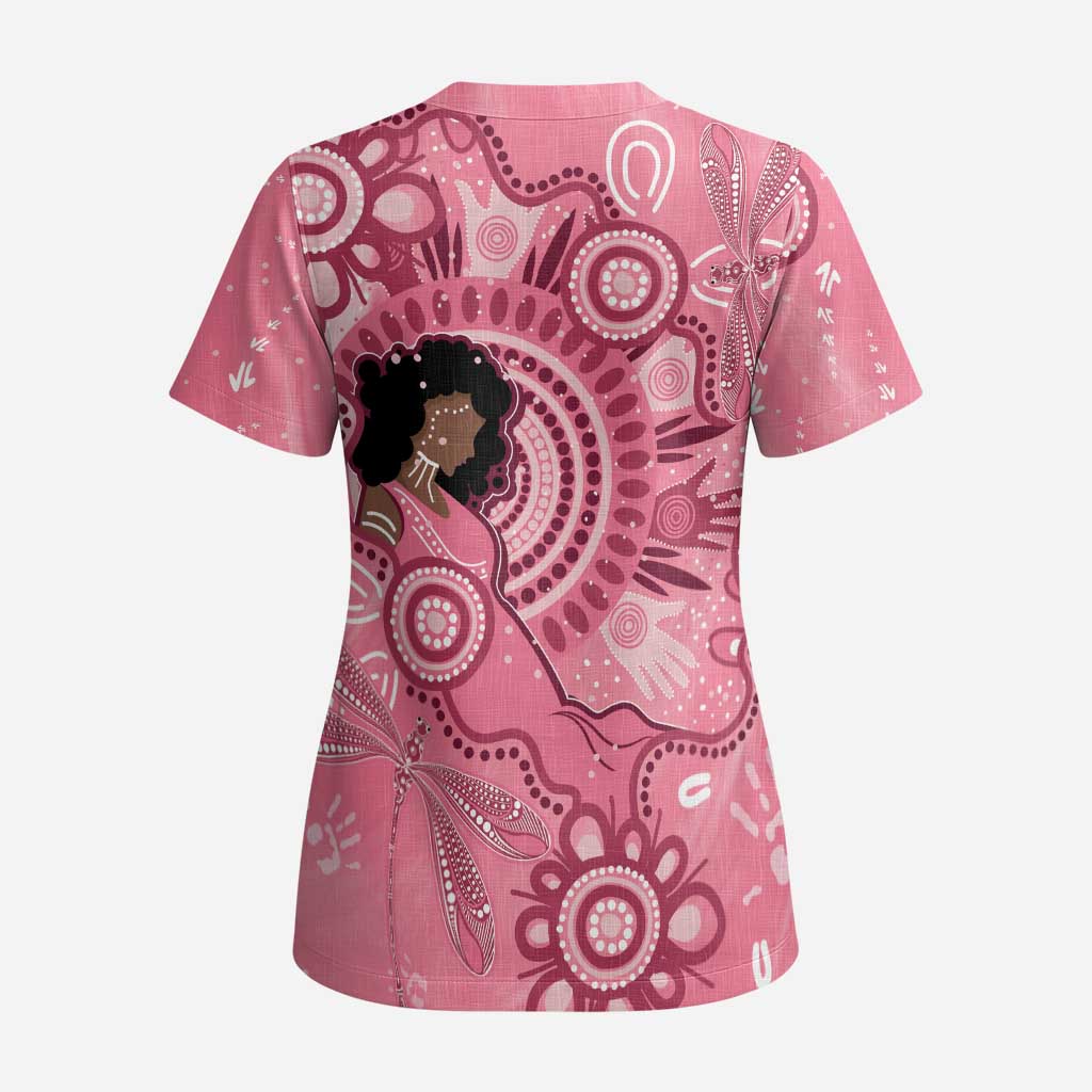 Australia Women's Day Aboriginal Scrub Top Mother's Love - Aussie Hoodie