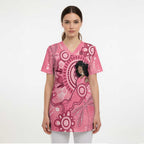 Australia Women's Day Aboriginal Scrub Top Mother's Love - Aussie Hoodie