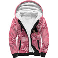 Australia Women's Day Aboriginal Sherpa Hoodie Mother's Love