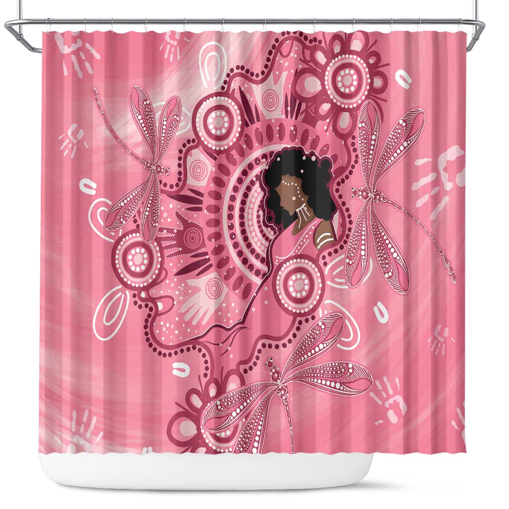 Australia Women's Day Aboriginal Shower Curtain Mother's Love