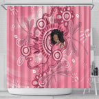 Australia Women's Day Aboriginal Shower Curtain Mother's Love