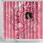 Australia Women's Day Aboriginal Shower Curtain Mother's Love