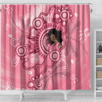 Australia Women's Day Aboriginal Shower Curtain Mother's Love