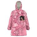 Australia Women's Day Aboriginal Wearable Blanket Hoodie Mother's Love