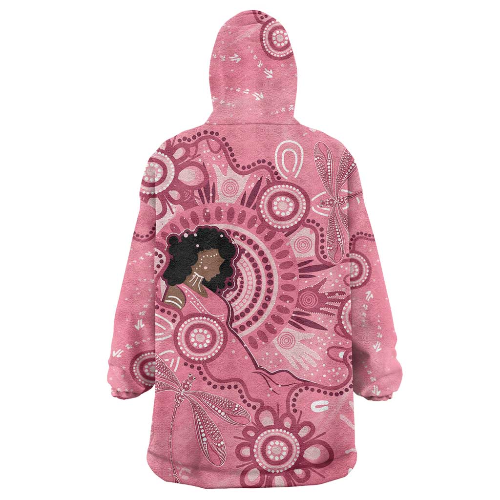 Australia Women's Day Aboriginal Wearable Blanket Hoodie Mother's Love