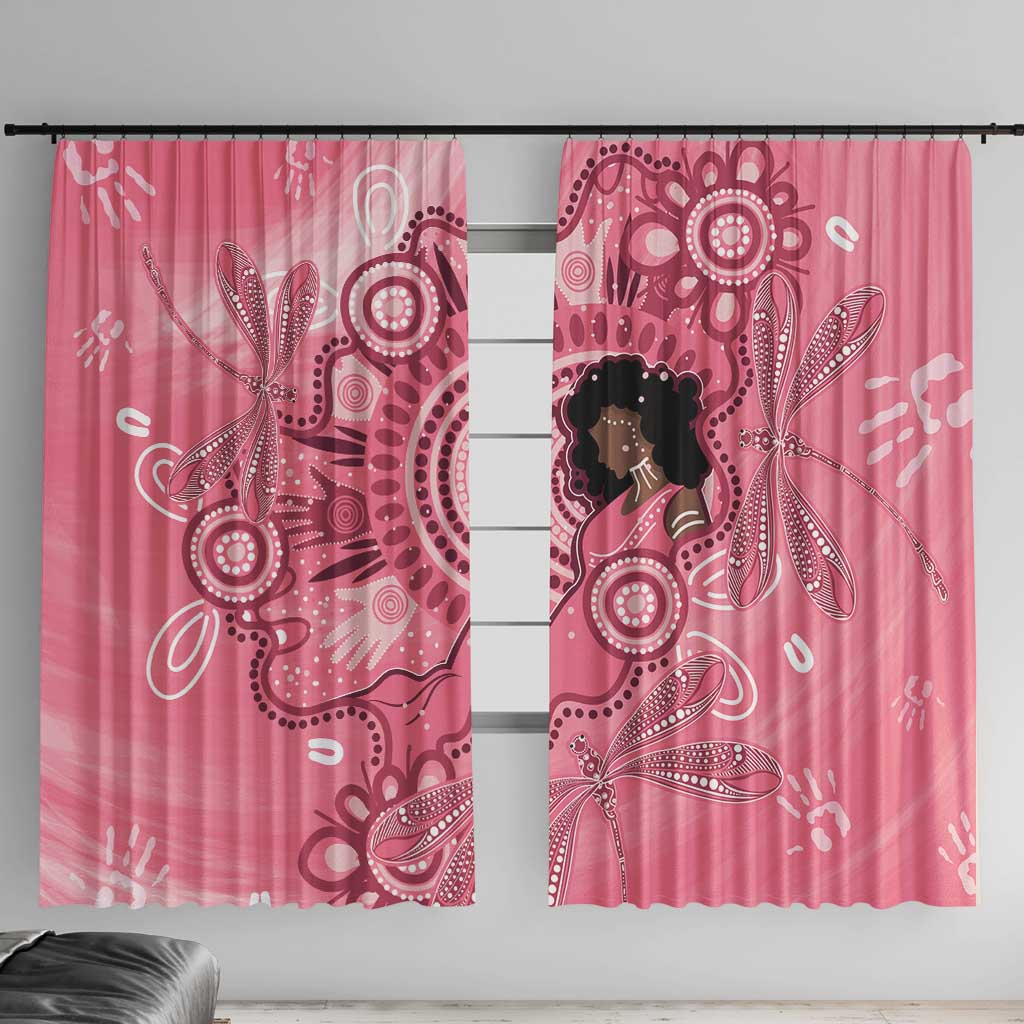 Australia Women's Day Aboriginal Window Curtain Mother's Love